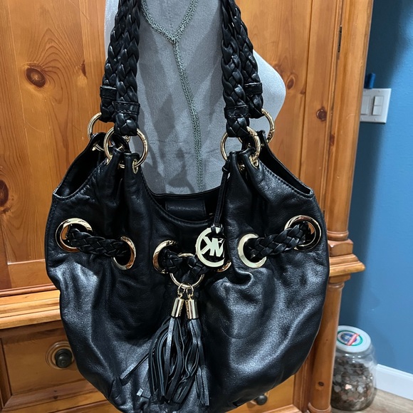 Michael Kors Camden Black Hobo Satchel - Picture 1 of 4